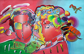 Peter Max painting