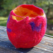 Felted bowls workshop