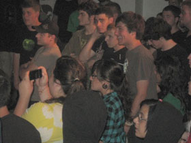 Crowd at July 17 Local Band Concert