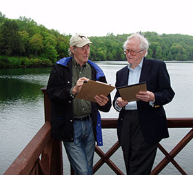 Jim Dale and Neil Hickey