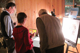 Silent auction participants