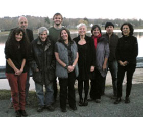 Exhibitors at affordable art show